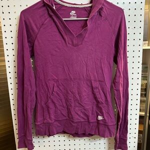 Nike Women's Magenta Hoodie Sweatshirt
